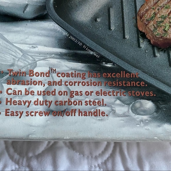 Professional Square Steak Pan - Picture 3 of 5